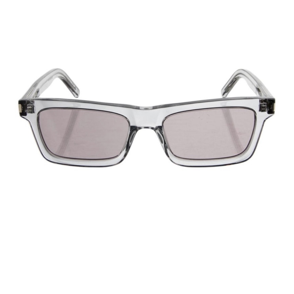 Saint Laurent Transparent Sunglasses with Pink Tint - Picture 6 of 6